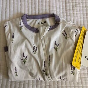 Kyte Baby Lavender Zipper Romper NWT